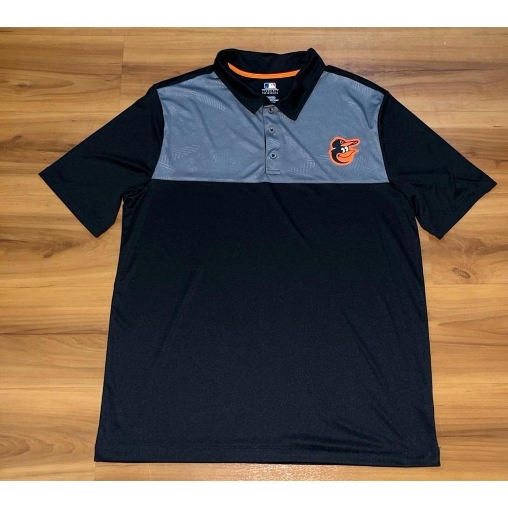 Mens Genuine Merchandise Baltimore Orioles MLB Baseball Performance Polo Shirt